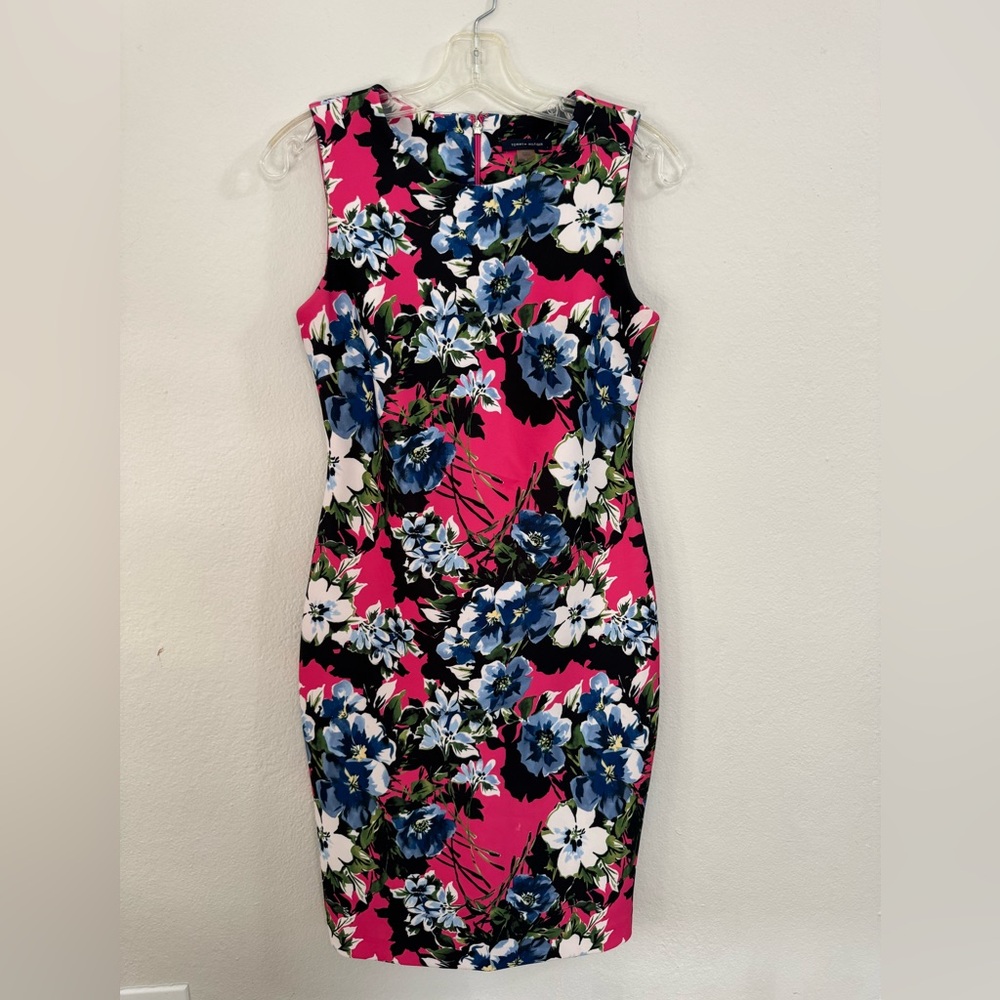 Tommy Hilfiger Floral Dress - Pink and Blue
